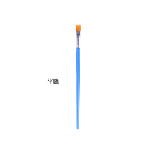 Panwenbo children's diy single plastic rod brush nylon wool oil brush acrylic gouache art brush