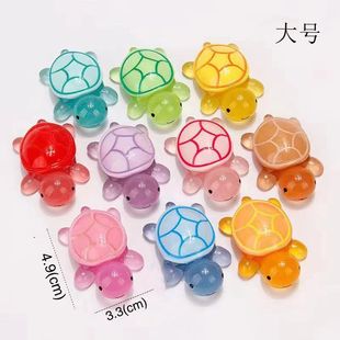 Turtle Blind Bag Decoration Turtle Pair Luminous Turtle Champion Same Style Resin Crafts Trendy Small Gifts