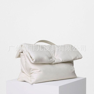 Cross-border texture new personalized handbag crossbody women's bag down soft cushion flip large capacity Women's Fashion Women's bag