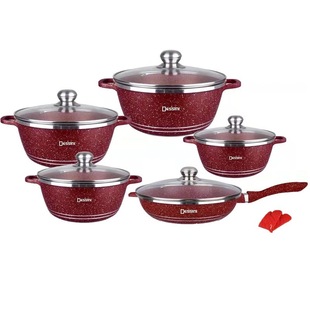 Cooking Pot Set Dessini Non Stick CasseroleSet Cookware Sets