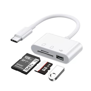 Карточка памяти камеры SD Card считыватель многофункциональный otg адаптер для type-c Apple Phone Card Reader