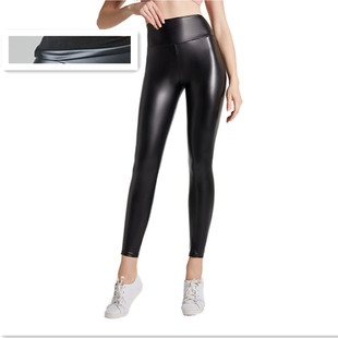Kim and Korea cross-border wish AliExpress Amazon best selling PU leather pants autumn and winter wear leggings four-sided high postage