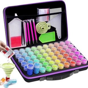 DIY diamond painting tool 60/120/240 grid drill bottle portable storage bag suit foreign trade new drill