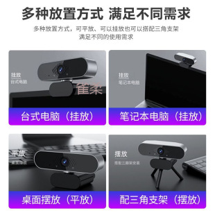 Laptop Home Computer Camera Internet External Photography Course Re-Examination Live Broadcast High-Definition Desktop Head Postgraduate Entrance Examination