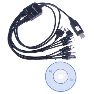 Новый C2102 Многофункциональный 8-в-1 Частотный кабель для записи USB 8-в-1 Кабель для программирования пишущий преобразователь частоты стойка на руки автомобильный кабель для передачи данных