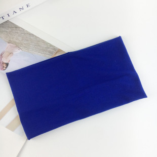 European and American Cross-border Hair Accessories Solid Color Wide-brimmed Sports Hair Band Women's Yoga Fitness Headband Sweat-absorbent Headband Face Wash Hair Accessories
