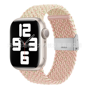 Для ремешка Apple Watch iwatch Stretch Applewatch Нейлоновый Плетеный ремешок с пряжкой 1-8 поколения Сращивание цветов