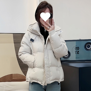 White Duck Down Hooded Long Down Jacket Women's 2024 Winter New Explosions Popular Casual Warm Down Jacket