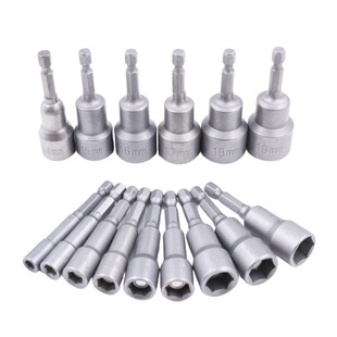 1/4 handle hexagon socket 42-400mm magnetic non-magnetic pneumatic pneumatic self-tapping screw nut socket