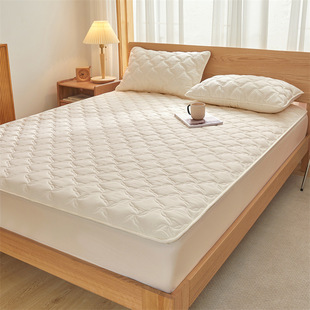 Soybean Quilted Waterproof Bed Hat Single-piece Bedspread 2024 New Simmons Mattress Protector Dust Cover Bed Single Set