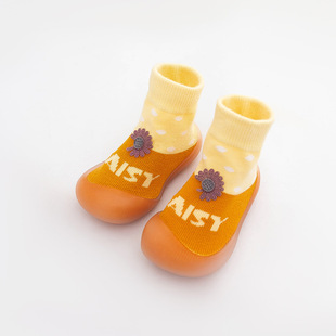 Indoor and outdoor baby socks shoes spring and autumn boys and girls baby children floor shoes tube non-slip shoes socks 0-3 years old tide