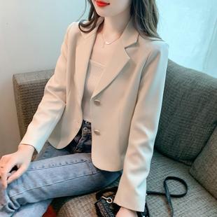 Small suit short coat women's spring and autumn 2024 new casual temperament age-reducing Joker little suit wholesale