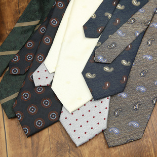 Collar Fashion Men's British Korean Style Casual Striped 8cm Tie Cashew Flower Jacquard Tie Bridegroom Wedding Business