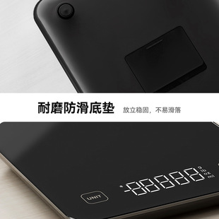 Household Electronic Gram Scale Accurate Measurement Kitchen Led Display Baking Scale Tempered Glass Bluetooth Kitchen Scale