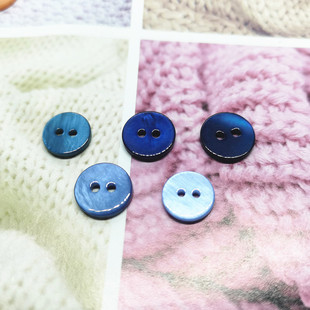 Colorful Real Shell Material Buttons Natural Fritillaria Buttons Hebei Pearl Shell Buttons Shirt Cardigan Buckle