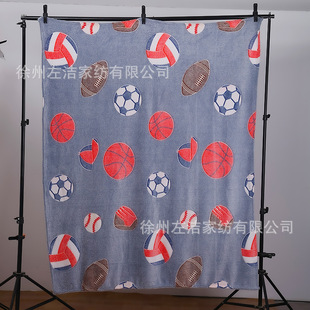 Flannel Children's Blanket Luminous Printing Blanket Bed Cover Blanket Sofa Blanket Cross-border E-commerce Explosions Blanket