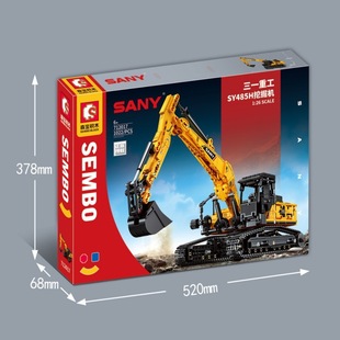 Senbao строительные блоки 712001-37 Sany Heavy Engineering Car Детские строительные блоки игрушки украшения для мальчиков оптом