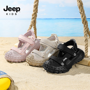 Jeep children's shoes children's sandals summer sports net shoes 2025 new boys and girls Shuoxi shoes beach shoes