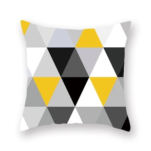 Home Modern Simple Nordic Style Pillow Cushion Backrest Living Room Sofa Warm Yellow INS Style Bedroom Bedside Pillow
