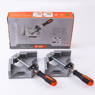 Factory direct single handle 90 degree right angle clamp fast angle clamp woodworking clamp alloy material flat