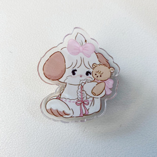 Cute mikko storage clip pp clip high color value cat pink girl heart test paper storage clip double-sided clip