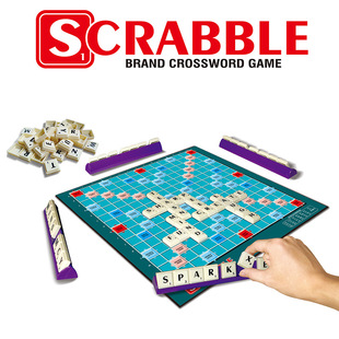 Английский Эрудит SCRABBLE Слова Буква Орфография Интерактивная Родитель-ребенок Семейная развивающая игрушка для 2-4 человек