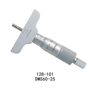 Japan Sanfeng Cemented Carbide Depth Micrometer 128-101 0-25mm Mechanical Depth Gauge