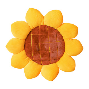 Cross Border ins Style Sunflower Sun Flower Pillow Cushion Cushion Floor Chair Mat Office Tatami Mat