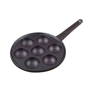 Factory in stock deepening extra large non-stick omelette pan baking balls mold cast iron seven-hole pot octopus small balls pot