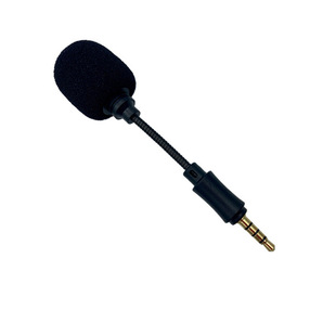 Cross-border mini microphone recording live karaoke small microphone mobile phone computer in-line noise reduction portable microphone
