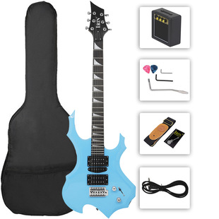 39-inch Electric Guitar Double Shake Electric Guitar Series Adult Beginners Getting Started with Pucked Musical Instruments Shaped Guitar Manufacturers