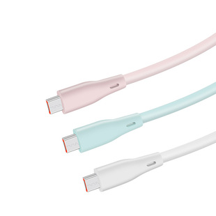 Xike KX10 super fast charge 120W Android Type-C data cable for iPhone mobile phone flexible glue charging cable