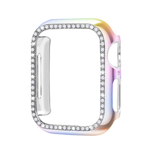 Подходит для однорядного сверла Apple Watch 8/7/SE/6/5/4321 шт. Гальванический защитный чехол с половинным покрытием