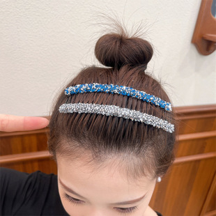 New Style Comb Colorful Broken Hair Clip Internet Celebrity 2023 New Style Hairpin Hairband Back Head Hair Comb Hair Accessories