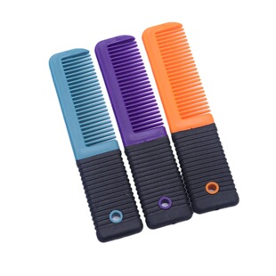Small size rubber handle horse comb plastic round handle small comb cleaning and care tool horse sideburns horse accessories