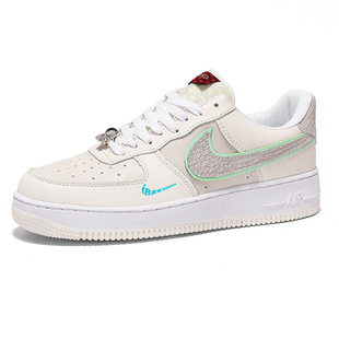 Nikel Official Year of the Snake Limited Edition Air Force One Aj Men's Shoes 2025 New Women's Af1 Animal Year Board Shoes Putian