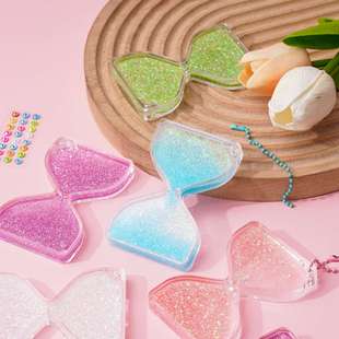 Hourglass quicksand goo card brick suit DIY handmade goo card Sanrio hand account stickers diamond shiny stickers kulomi