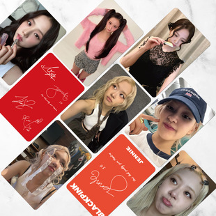 55 BLACKPINK Combination Laser Card HD LISA Jin Zhixiu Park Caiying Jin Zhini LOMO Card