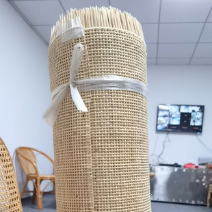 6X6 Original Color Red Rattan Weaving Custom-Made Material Indonesian Natural Rattan Rattan Net Hand-Woven Decorative Rattan