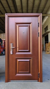 7cm imitation copper sunscreen entrance door, outdoor security door