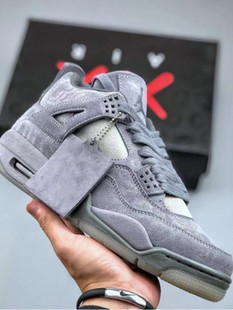 Putian Shoe Factory Чистая трансграничная оптовая компания aj4 платиновая пряжка Новая черная Красная Армия Зеленая Цяо 4 Мужская и женская спортивная баскетбольная обувь