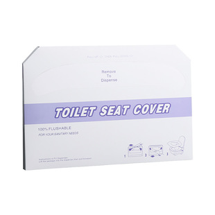 1/2 fold disposable toilet pad water soluble degradable toilet log pulp paper 250 instant toilet set wholesale 14