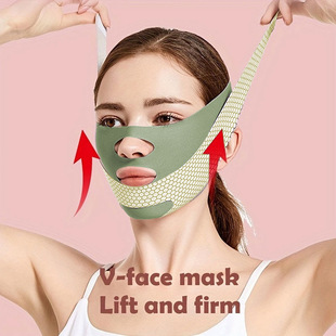 Face Bandage V Face Lifting Tight Face French Pattern Sagging Face Carving Mask Full Face Lifting Artifact Double Chin