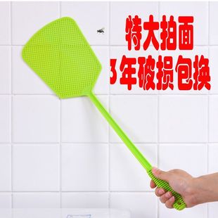 [Extra Thickening] Durable Plastic Cooked Glue Fly Spatter Can't Beat Mosquito Spatter Large Manual Mosquito Spatter