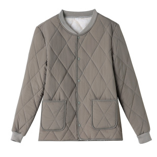 Inner container cotton-padded jacket men's autumn and winter wear fleece-lined warm cotton-padded jacket junior Senior high school students school uniform artifact with down cotton-padded jacket