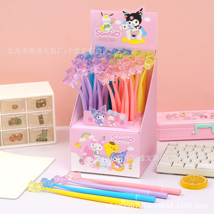 Rocking Pen Silicone Swing Pen kt Cat Printable Gel Pen Soft Glue Primary School Gift Brush Final Prizes