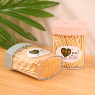 Portable Toothpick Box, Creative Toothpick Holder, Household Living Room Coffee Table Plastic Toothpick Bottle, Toothpick Jar, Two Yuan Store Wholesale