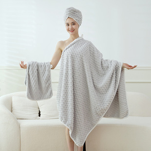 Bath Towel for Women and Men at Home, Absorbent and Quick-drying Than Pure Cotton, Thickeneded and Lint-free, Couple Adult Bath Wrap Towel