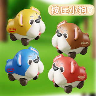Children's toys press sliding inertia car animal dinosaur baby educational toy car export stall wholesale