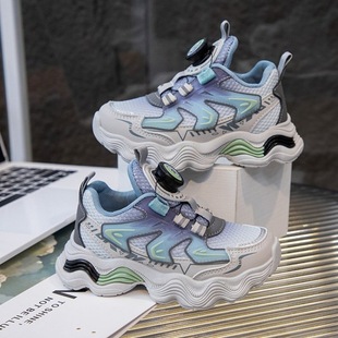 Autumn 2024 Children's sneaker Boys' Breathable Running Shoes Girls' Soft Sole Casual Shoes Student Non-slip Twisted Shoes